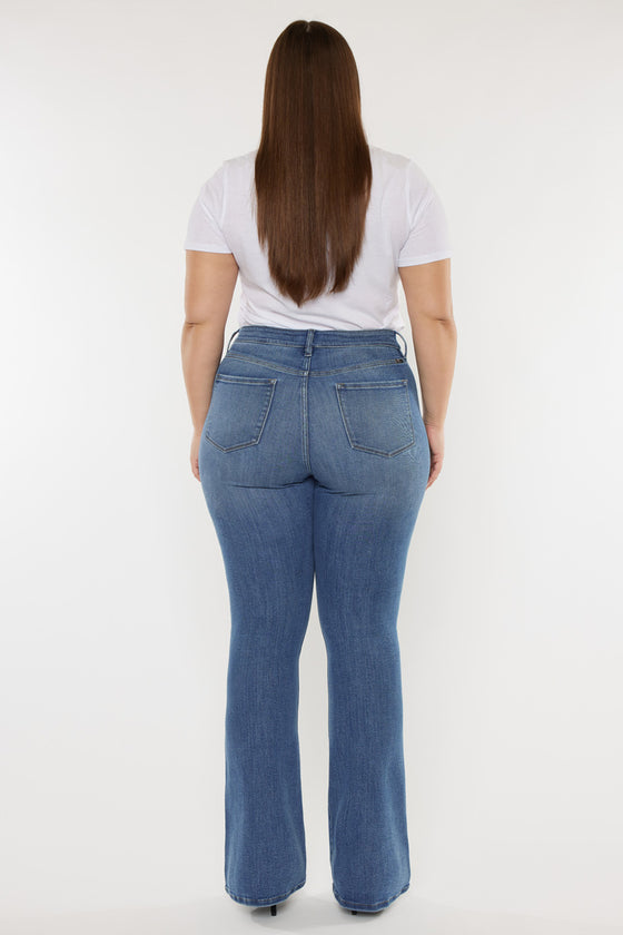 Mikali High Rise Bootcut Jeans (Plus Size) - Official Kancan USA