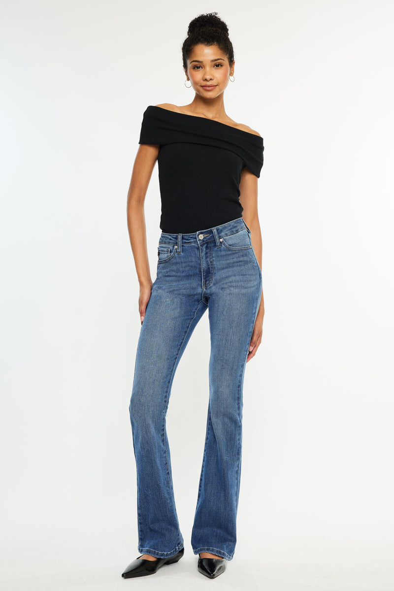 Ami High Rise Bootcut Jeans