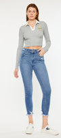 Ariana High Rise Ankle Skinny Jeans - Official Kancan USA