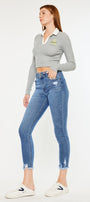 Ariana High Rise Ankle Skinny Jeans - Official Kancan USA