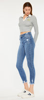 Ariana High Rise Ankle Skinny Jeans - Official Kancan USA