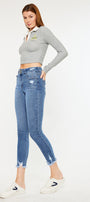 Ariana High Rise Ankle Skinny Jeans - Official Kancan USA