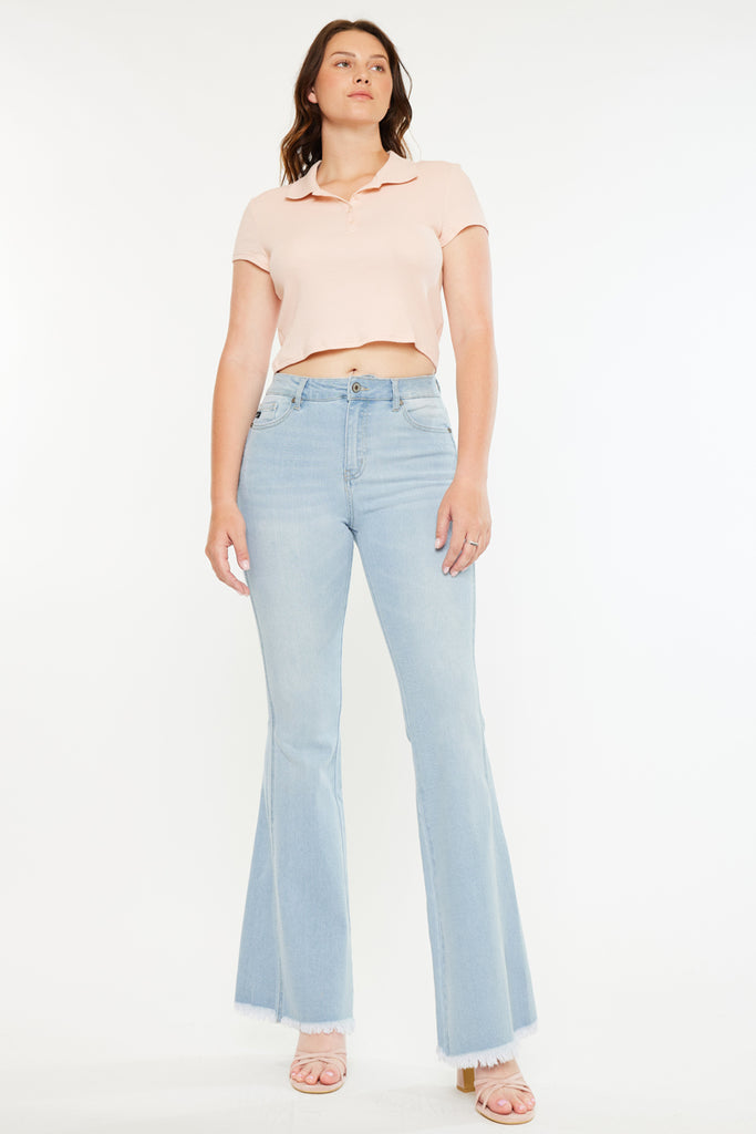 Annika High Rise Flare - Curvy | Kancan USA