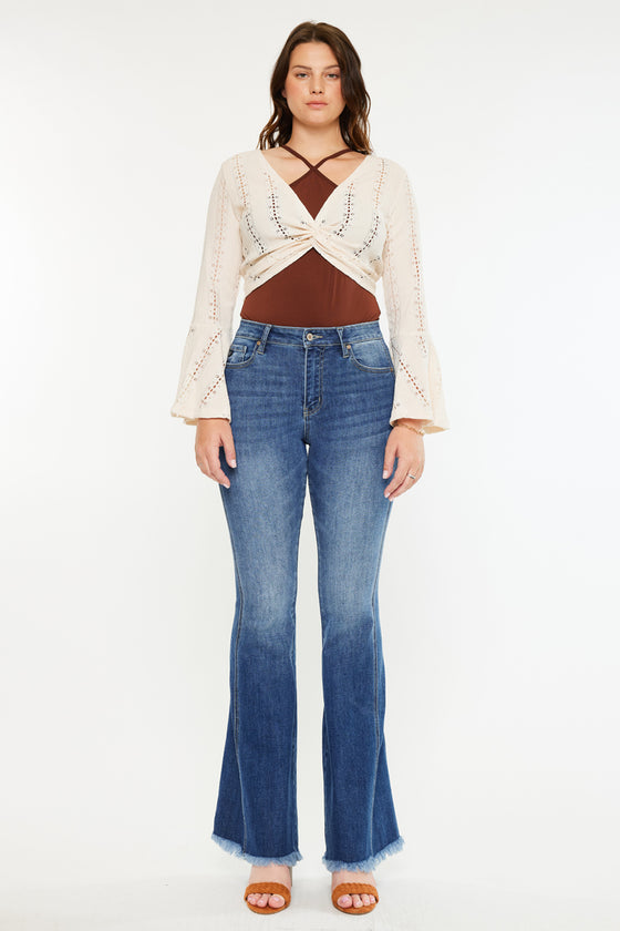 Annika High Rise Flare Jeans - Curvy