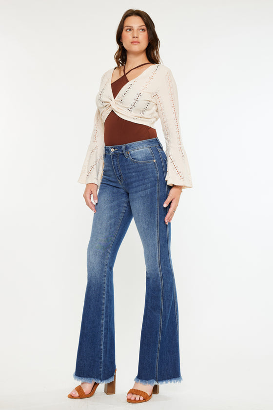 Annika High Rise Flare Jeans - Curvy