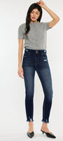 Ariana High Rise Ankle Skinny Jeans - Official Kancan USA