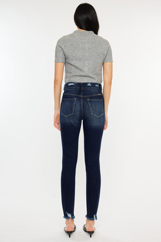 Ariana High Rise Ankle Skinny Jeans - Official Kancan USA