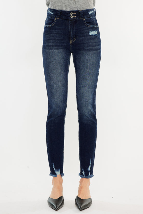 Ariana High Rise Ankle Skinny Jeans - Official Kancan USA
