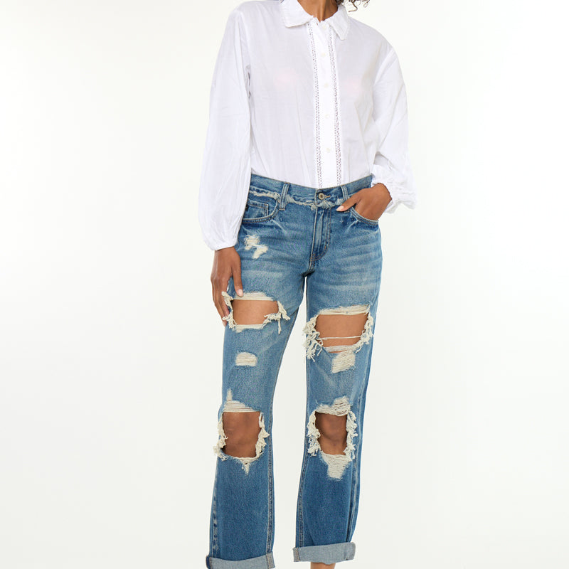 Noel Mid Rise Boyfriend - Official Kancan USA