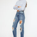 Janelle Mid Rise Boyfriend Jeans - Official Kancan USA