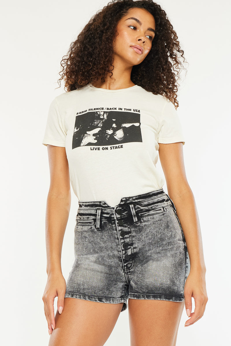 Miley High Rise Shorts - Official Kancan USA