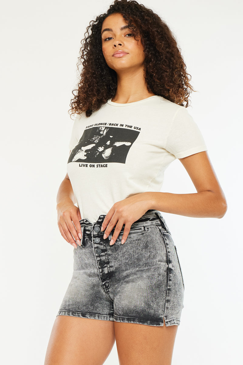 Miley High Rise Shorts - Official Kancan USA