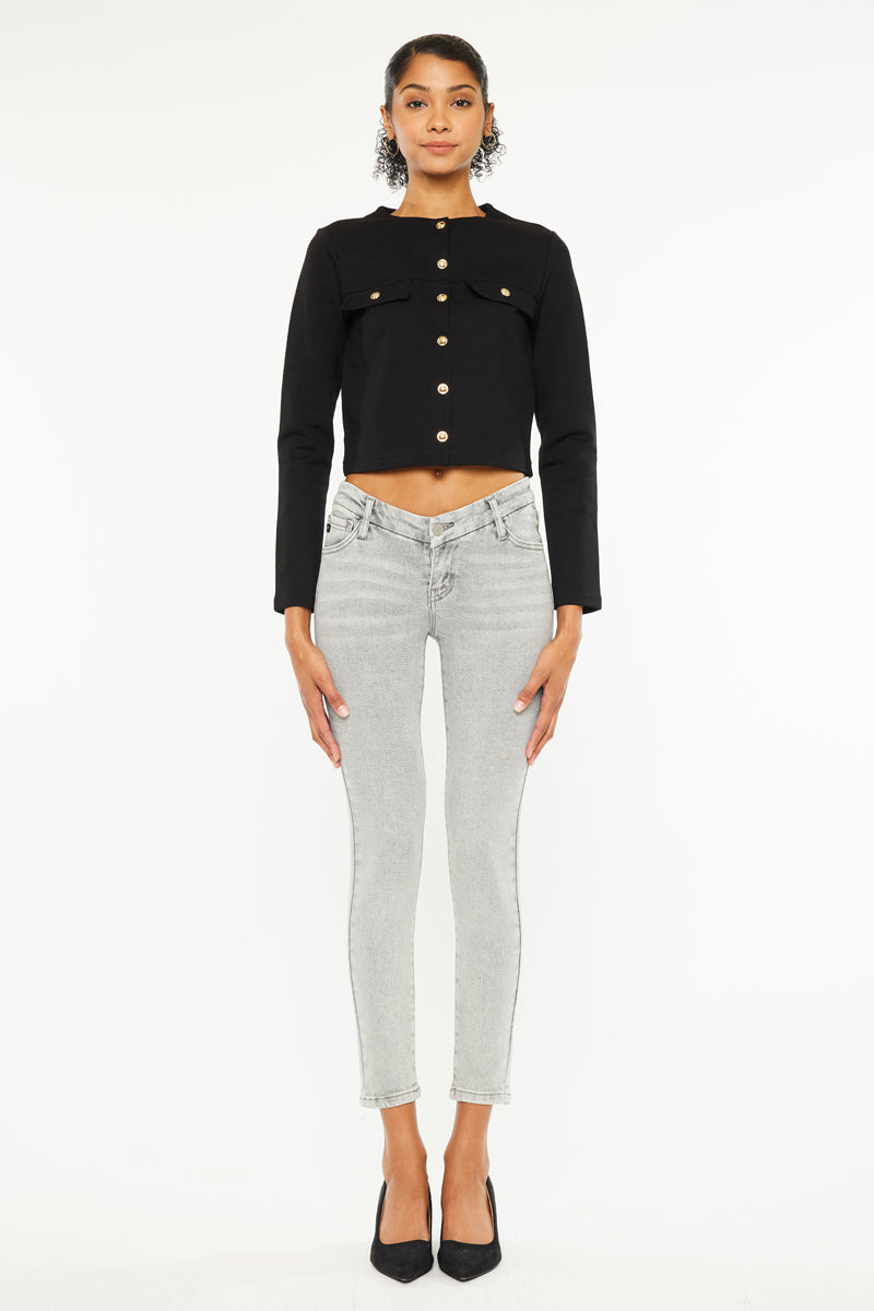 Kira Mid Rise Ankle Skinny - Official Kancan USA