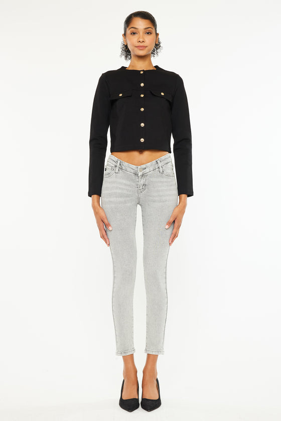 Kira Mid Rise Ankle Skinny - Official Kancan USA