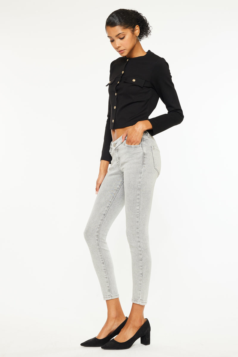 Kira Mid Rise Ankle Skinny - Official Kancan USA