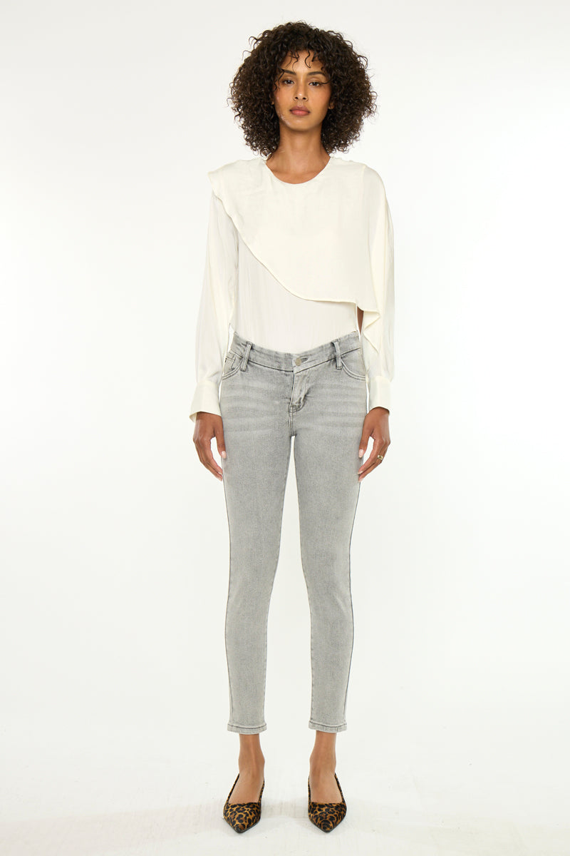 Kiara Mid Rise Ankle Skinny - Official Kancan USA