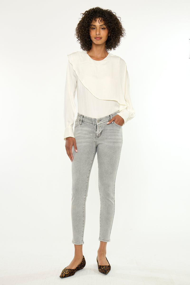 Kiara Mid Rise Ankle Skinny - Official Kancan USA