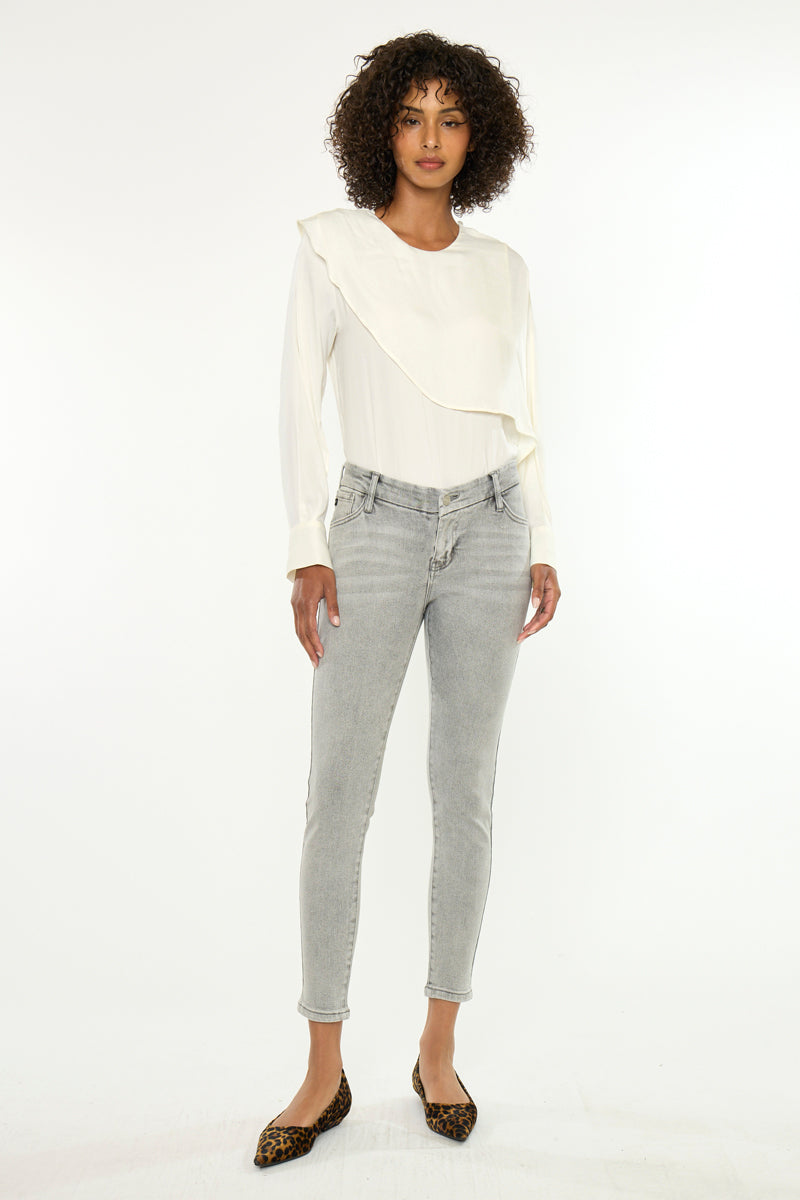 Kiara Mid Rise Ankle Skinny - Official Kancan USA