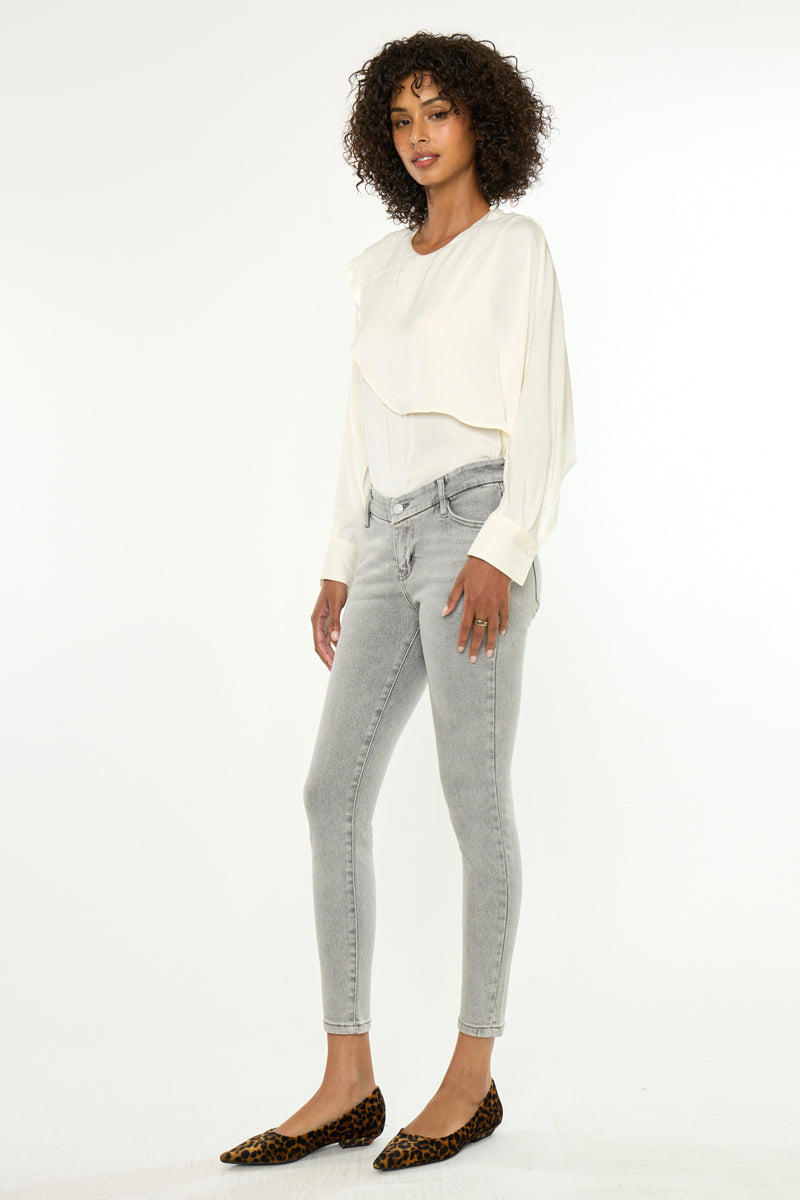 Kiara Mid Rise Ankle Skinny - Official Kancan USA
