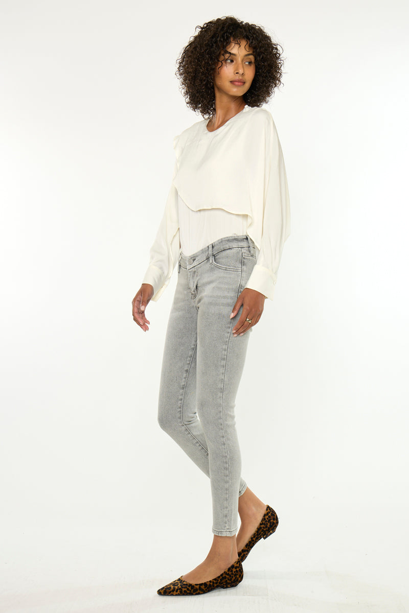 Kiara Mid Rise Ankle Skinny - Official Kancan USA