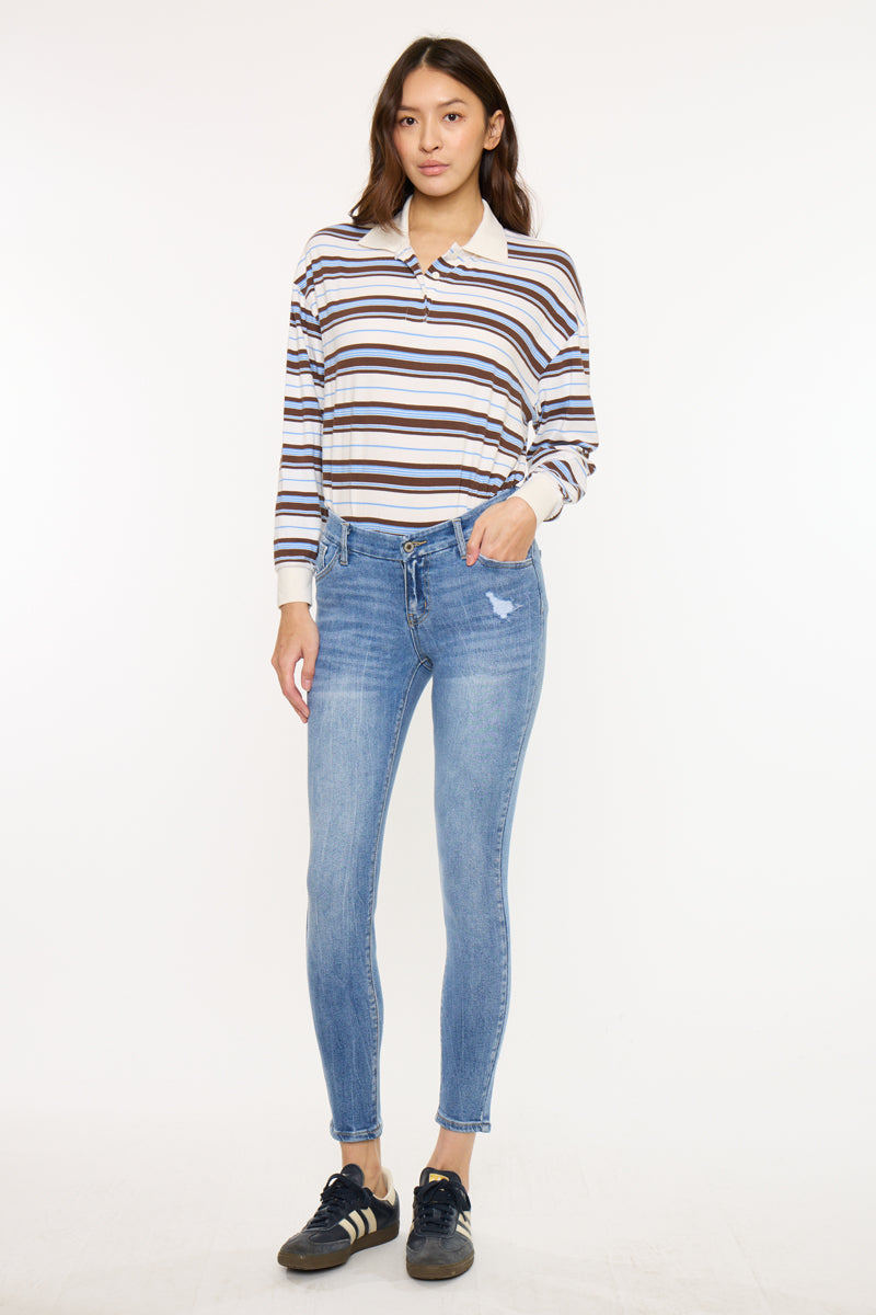 Kira Mid Rise Ankle Skinny - Official Kancan USA