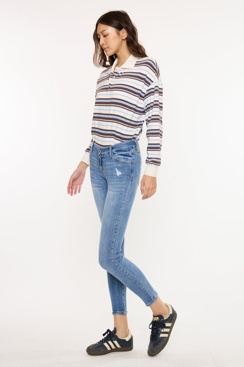 Kira Mid Rise Ankle Skinny - Official Kancan USA