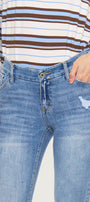 Kira Mid Rise Ankle Skinny - Official Kancan USA