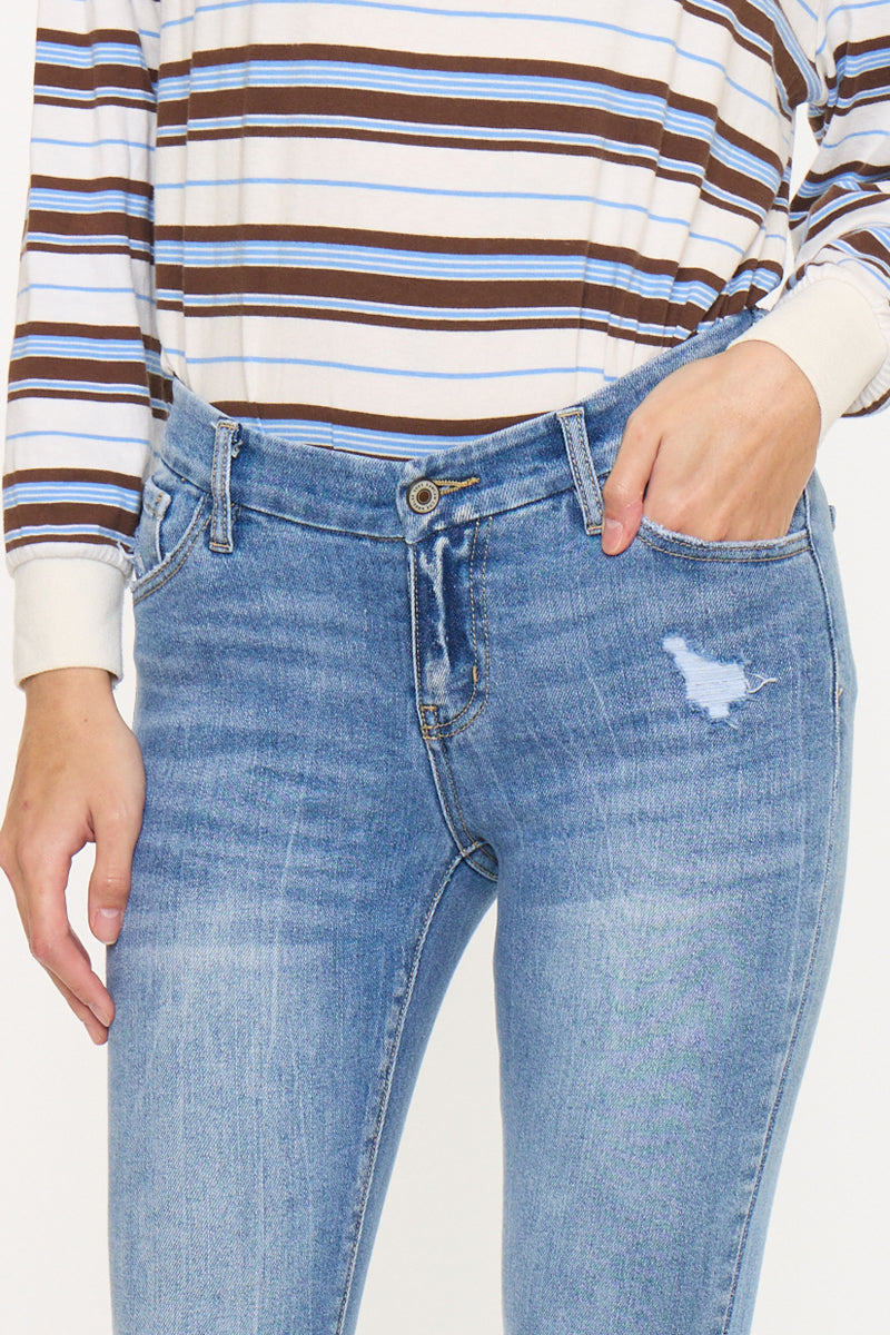 Kira Mid Rise Ankle Skinny - Official Kancan USA