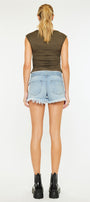 Cassie Mid Rise Belted Shorts - Official Kancan USA