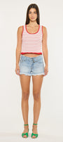 Cassie Mid Rise Belted Shorts - Official Kancan USA