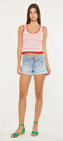 Cassie Mid Rise Belted Shorts - Official Kancan USA