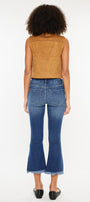Merlie Mid Rise Cropped Flare Jeans - Official Kancan USA