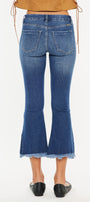 Merlie Mid Rise Cropped Flare Jeans - Official Kancan USA