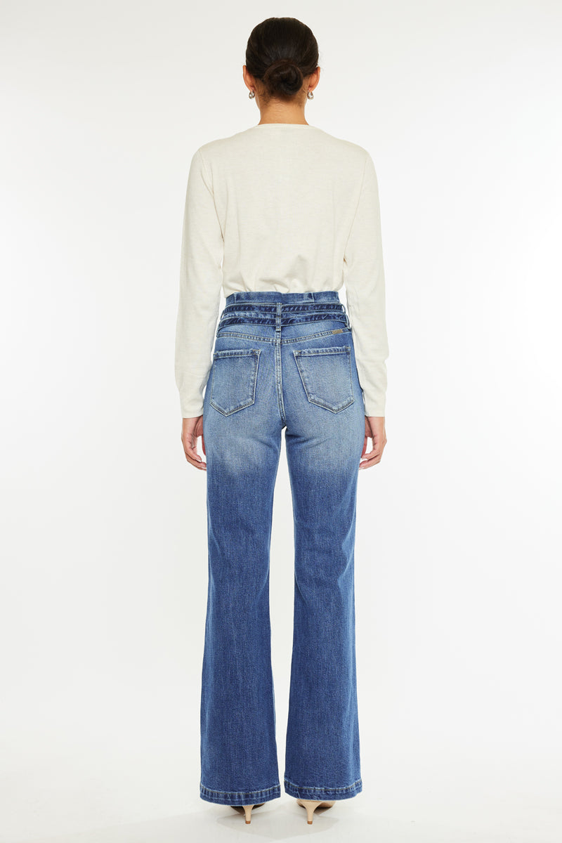 Katnis High Rise Holly Flare Jeans - Official Kancan USA