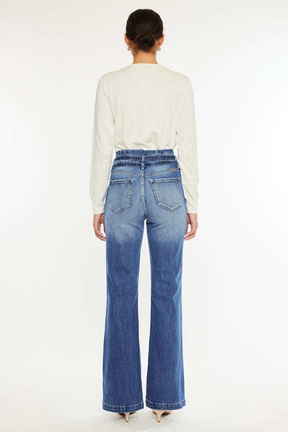 Katnis High Rise Holly Flare Jeans - Official Kancan USA