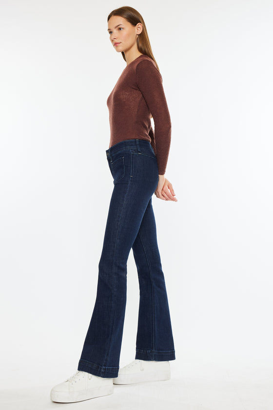 Star Mid Rise Bootcut Jeans - Official Kancan USA