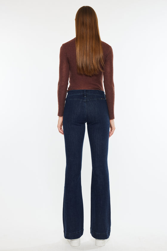 Star Mid Rise Bootcut Jeans - Official Kancan USA