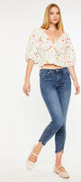 Temple Mid Rise Ankle Skinny - Official Kancan USA