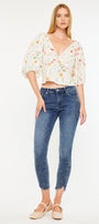 Temple Mid Rise Ankle Skinny - Official Kancan USA
