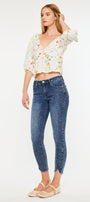 Temple Mid Rise Ankle Skinny - Official Kancan USA