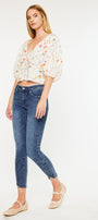 Temple Mid Rise Ankle Skinny - Official Kancan USA