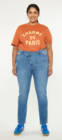 Lory High Rise Slim Straight (Plus Size) - Official Kancan USA