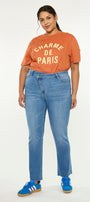 Lory High Rise Slim Straight (Plus Size) - Official Kancan USA