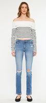 Birdy  Mid Rise Easy Skinny Jeans - Official Kancan USA