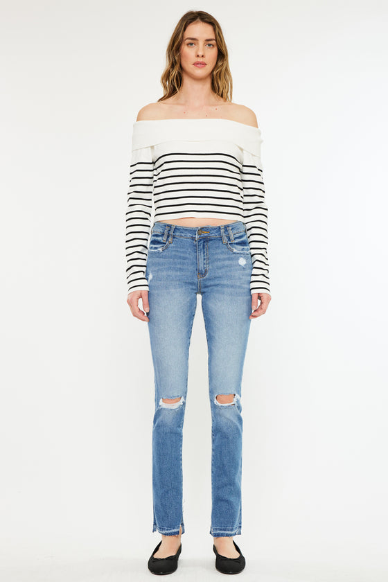 Birdy  Mid Rise Easy Skinny Jeans - Official Kancan USA