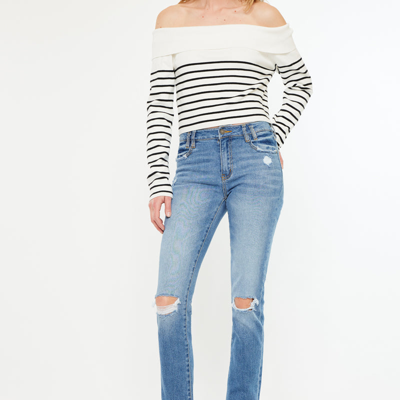 Birdy  Mid Rise Easy Skinny Jeans - Official Kancan USA