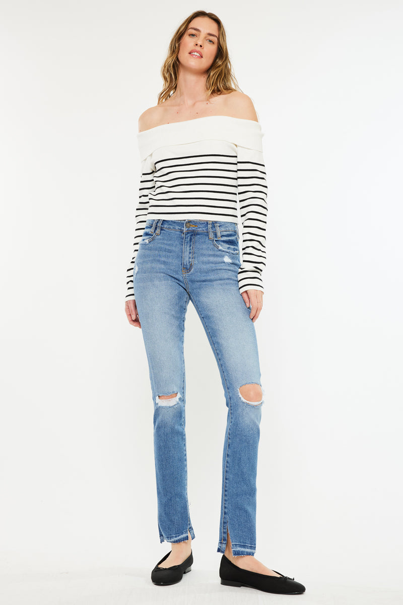 Birdy  Mid Rise Easy Skinny Jeans - Official Kancan USA