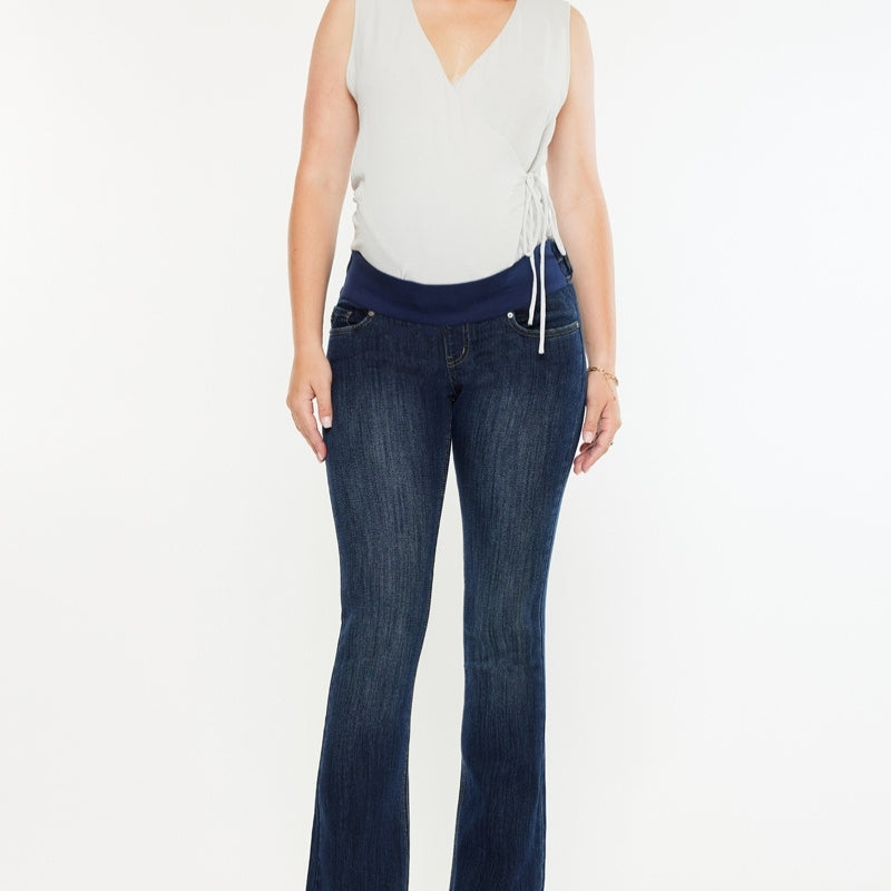 Braisille Maternity Bootcut Jeans - Official Kancan USA