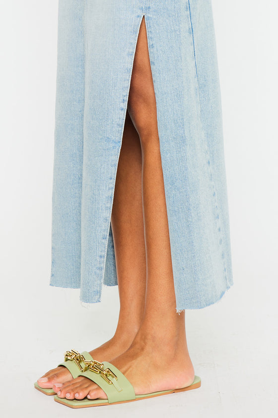 Melinda  Maxi Denim Skirt - Official Kancan USA