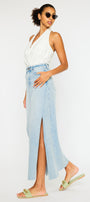 Melinda  Maxi Denim Skirt - Official Kancan USA